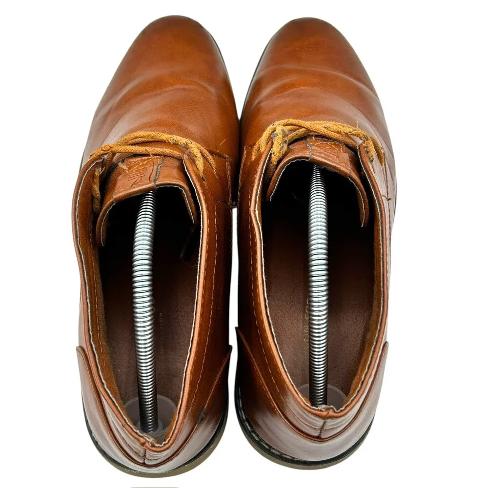 London Fog Collection Men's Brown LFM Blackburn Chukka Dress Boots Size 10.5M